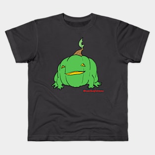 Frog O Lantern (green) Kids T-Shirt